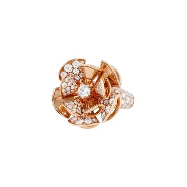 Bague Bulgari Divas' Dream en or rose et diamants
