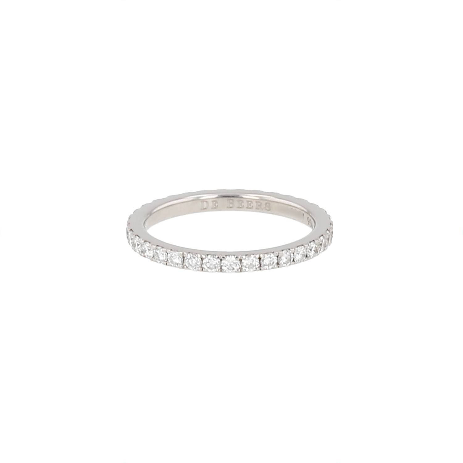 Alliance De Beers DB Classic Platine Diamants Occasion