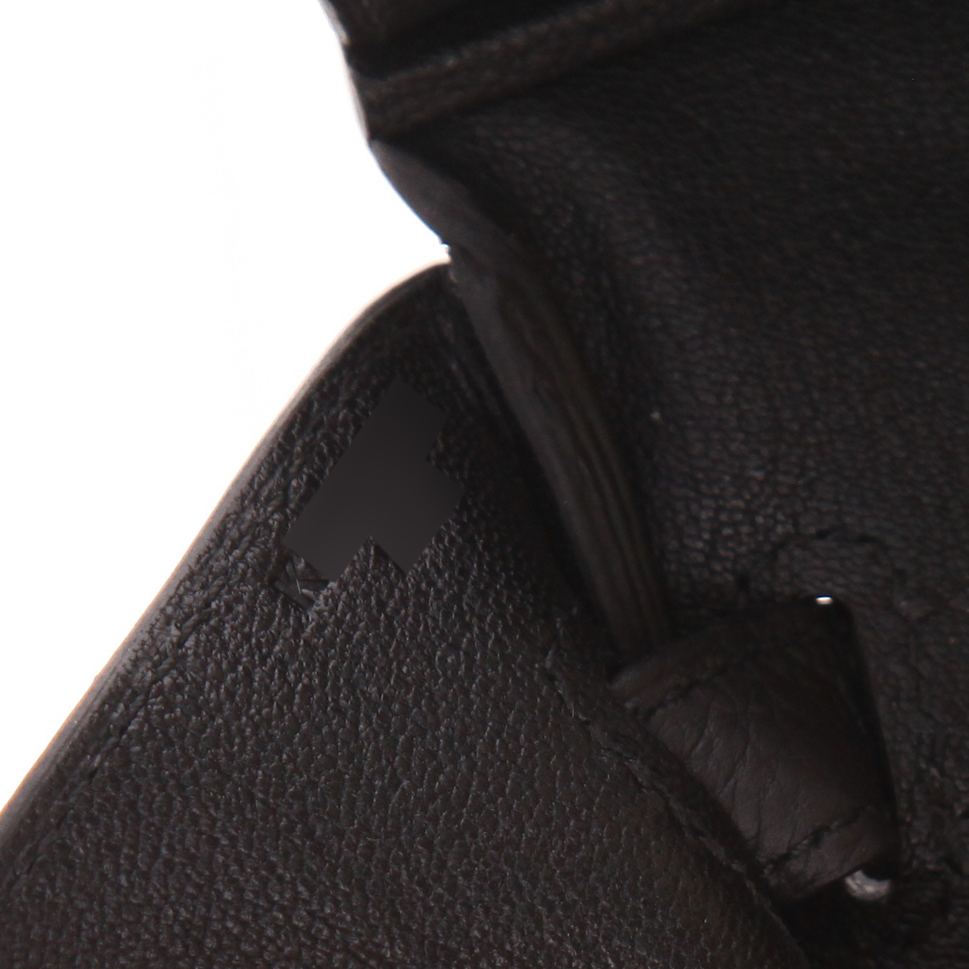 Sac à main Hermès  Birkin 30 cm en cuir togo noir - Detail D4