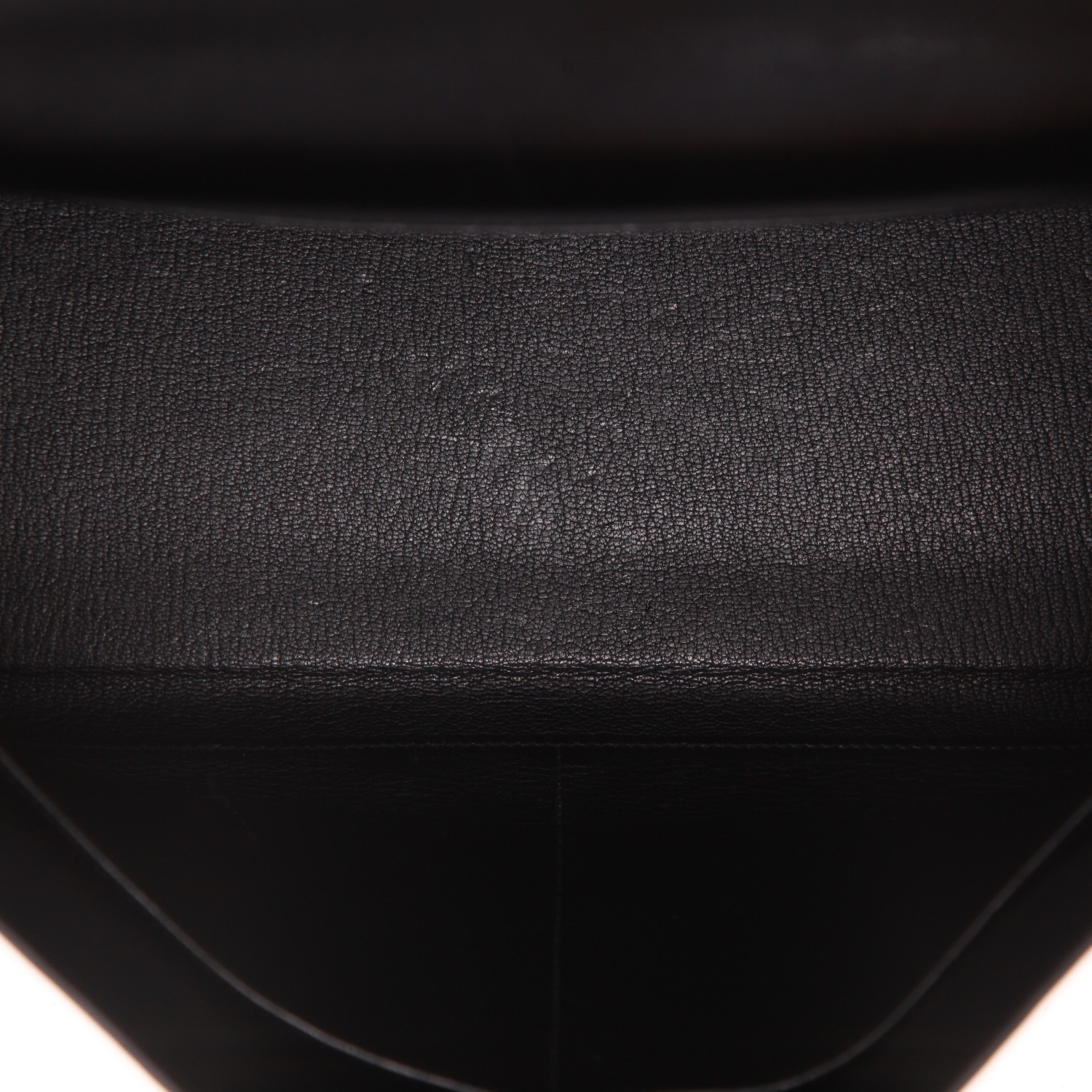 Bolso de mano Hermès  Kelly So Black en cuero box negro - Detail D3