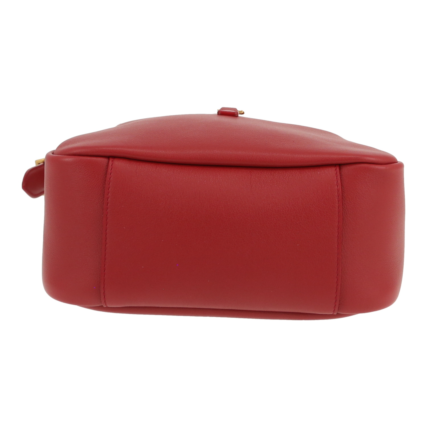 Saint Laurent  5 à 7 small model  handbag  in red leather - Detail D1