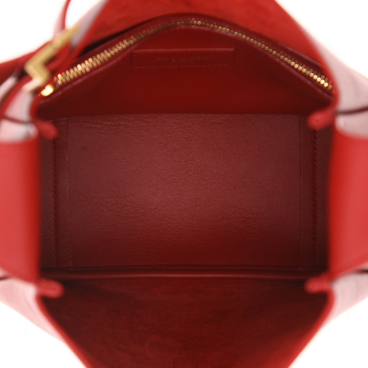 Borsa Saint Laurent  5 à 7 modello piccolo  in pelle rossa - Detail D3