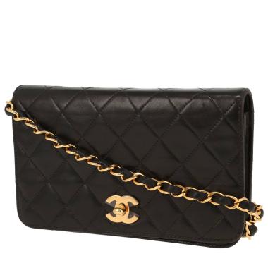 Borsa a tracolla Chanel  Mademoiselle in pelle trapuntata nera