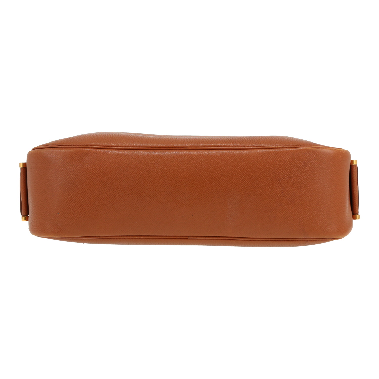 Bolso de mano Hermès «Tsako» de piel Courchevel Gold - Detail D1