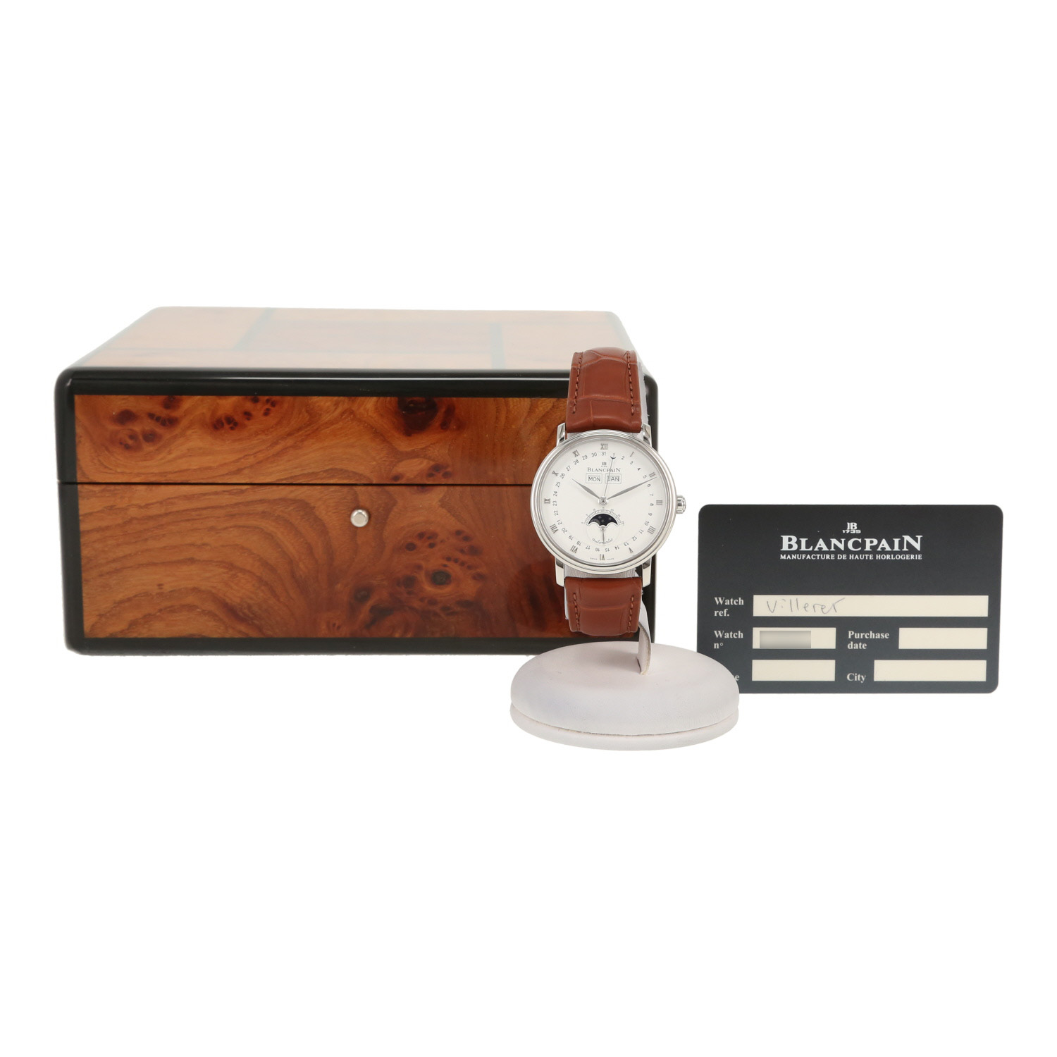 Montre Blancpain Villeret en acier Vers 2000