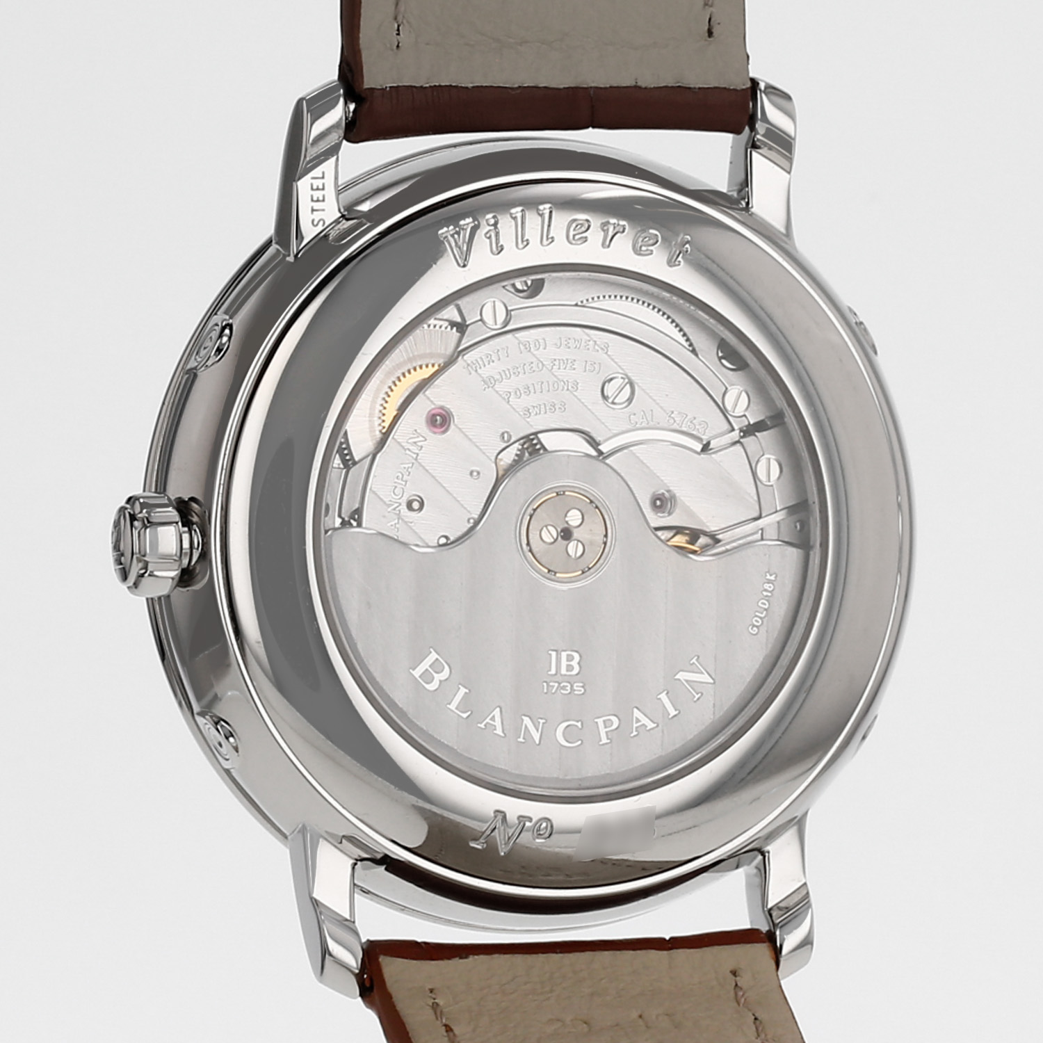 Montre Blancpain Villeret en acier Vers 2000 - Detail D3