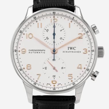 Reloj IWC Portuguese-Chronograph de acero Ref: IWC - 371401  Circa 2000