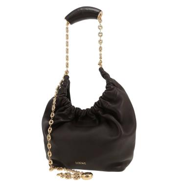 Bolso Loewe Squeeze de piel marrón