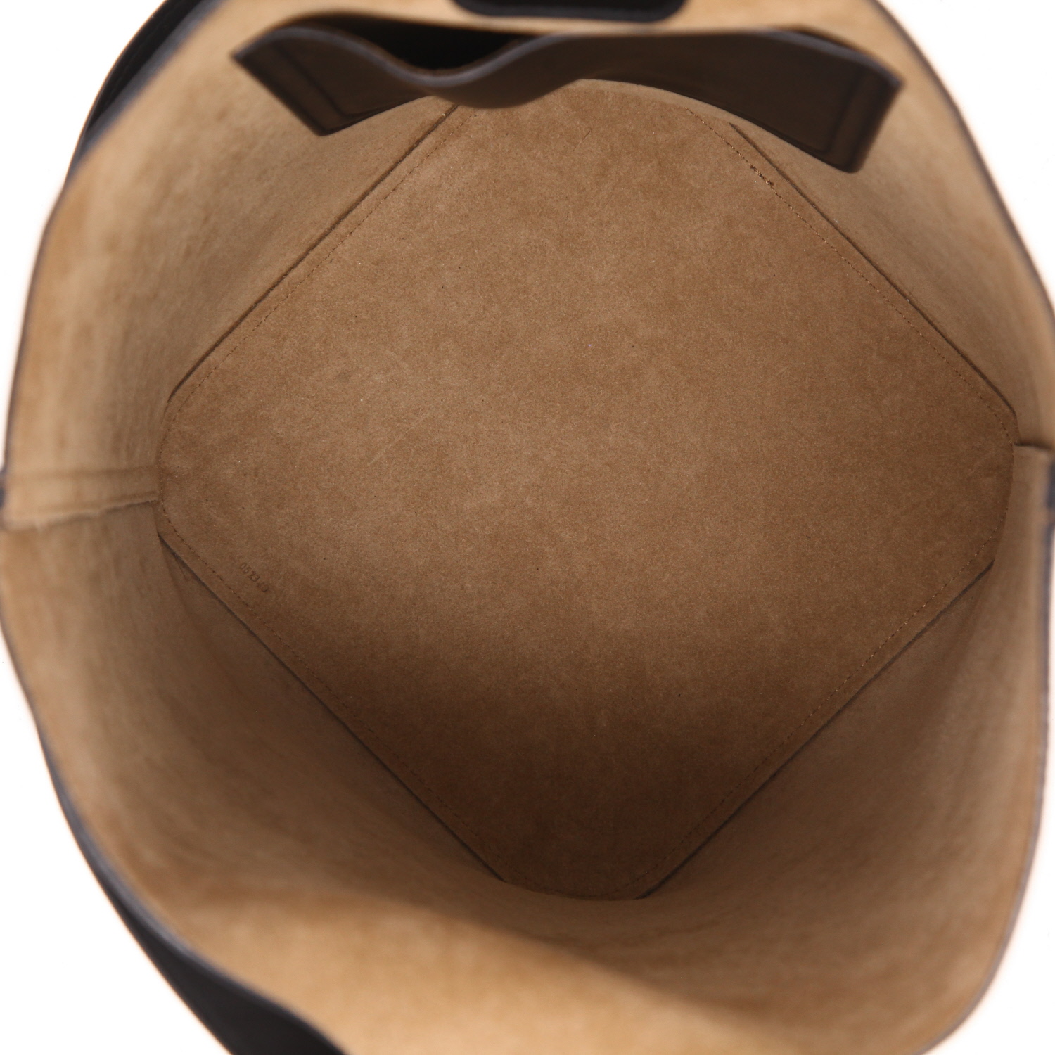 Loewe  Pebble shopping bag  in black leather - Detail D3