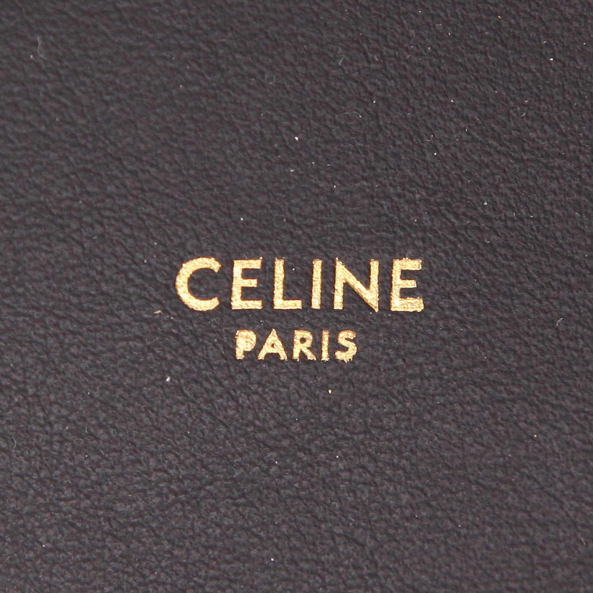 Bolso bandolera Celine  Seau 16 modelo pequeño  en cuero negro - Detail D2