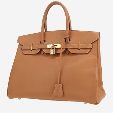 Hermès Birkin handbag, 35 cm, in brown Courchevel leather