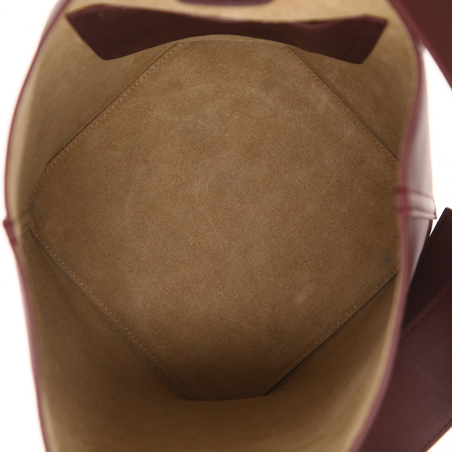 Borsa Loewe  Pebble in pelle bordeaux - Detail D3