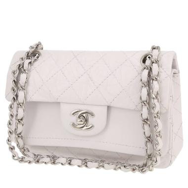 Borsa a tracolla Chanel  Timeless Mini in pelle trapuntata rosa polvere