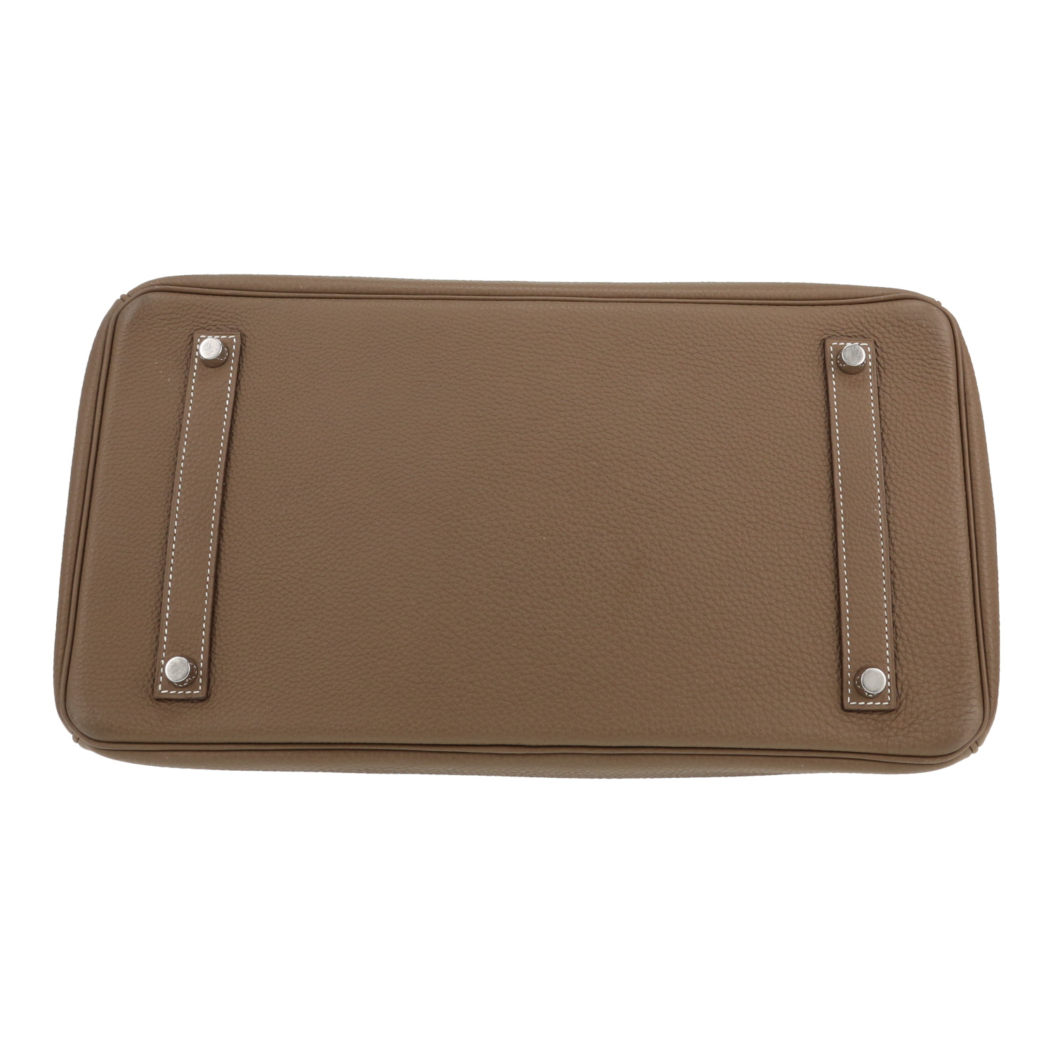 Borsa Hermès  Birkin 35 cm in pelle togo etoupe - Detail D1