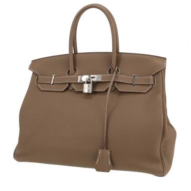 Borsa Hermès  Birkin 35 cm in pelle togo etoupe