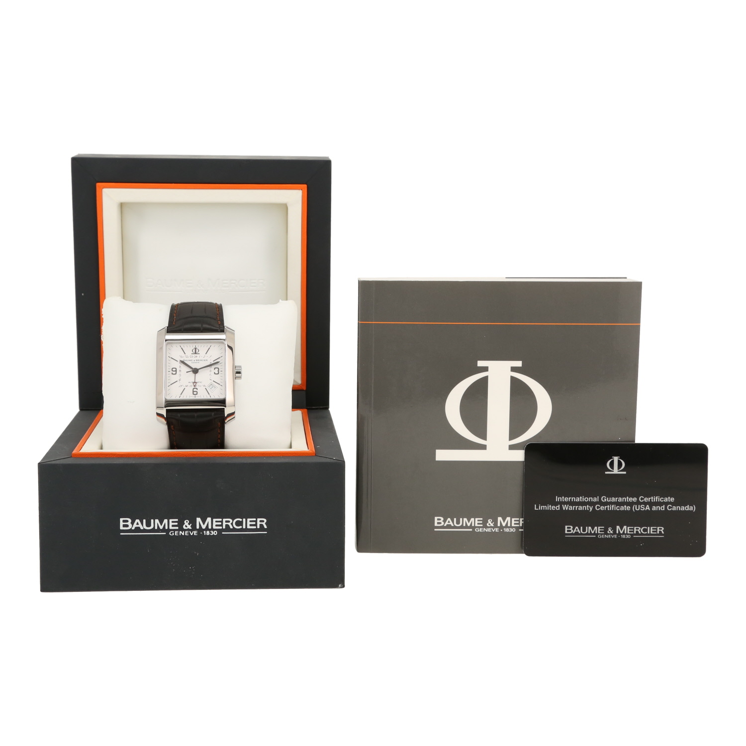 Reloj Baume & Mercier Hampton de acero Circa 2009