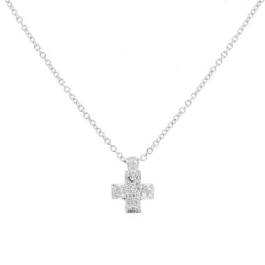 Pendentif Pomellato  en or blanc et diamants