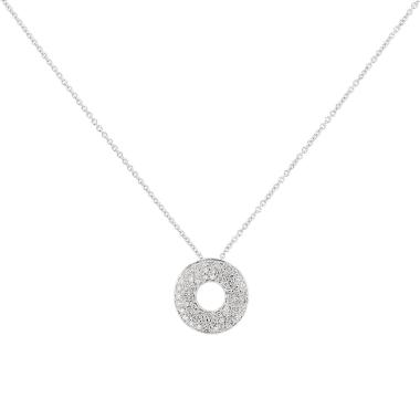 Collier Pomellato Iconica en or blanc et diamants
