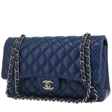 Bolso de mano Chanel  Timeless Classic en cuero acolchado azul