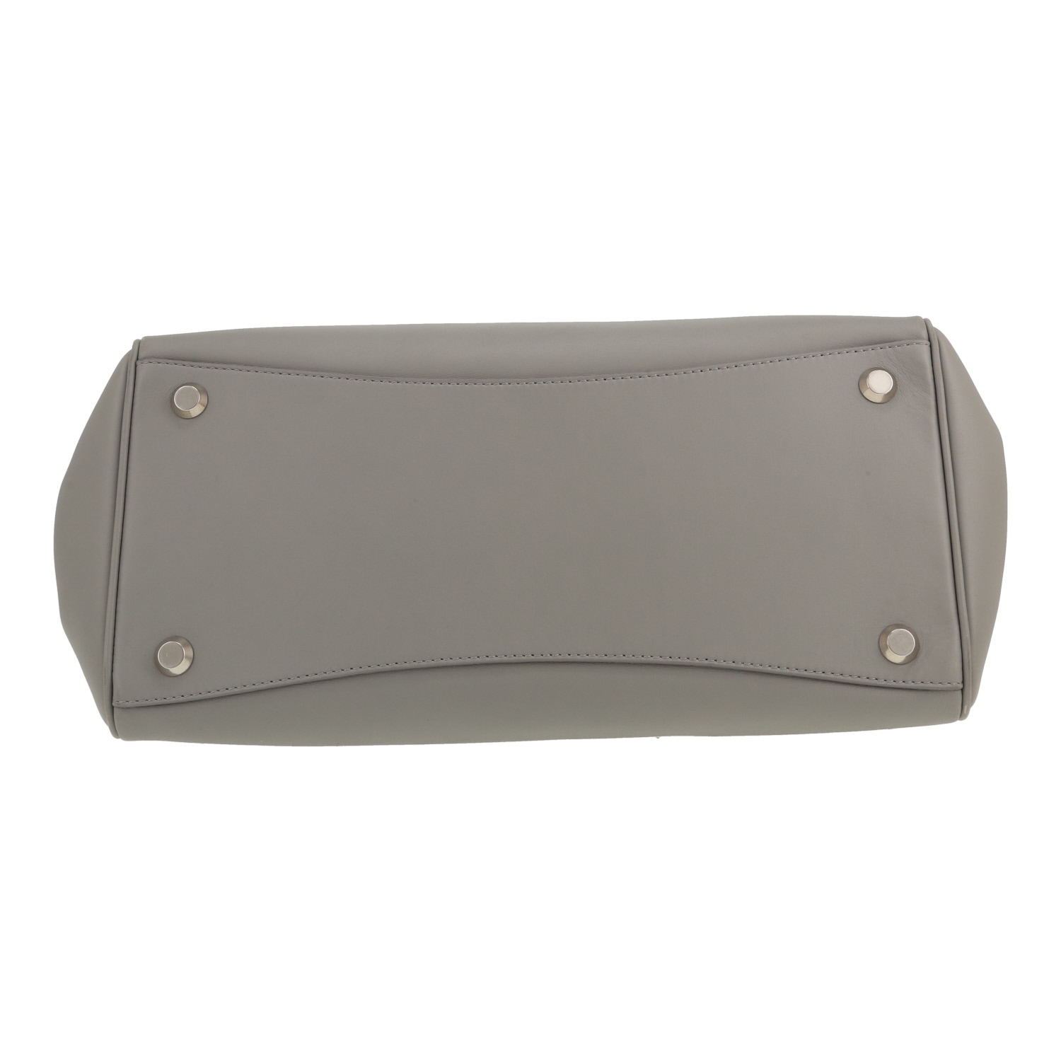 Sac à main Balenciaga  Carry All Hampton petit modèle  en cuir gris - Detail D1