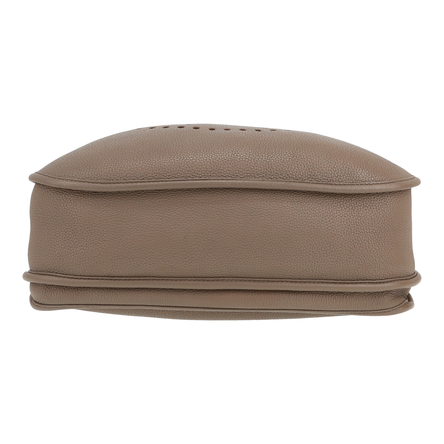 Bolso bandolera Hermès  Evelyne III en cuero togo Gris Asphalt - Detail D1