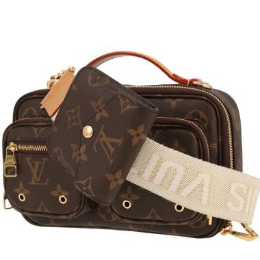 Borsa a tracolla Louis Vuitton  Utility in tela monogram marrone