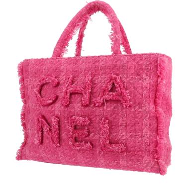 Shopping bag Chanel   in jersey rosa