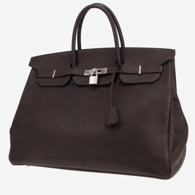 Sac à main Hermès  Birkin 40 cm en cuir togo marron