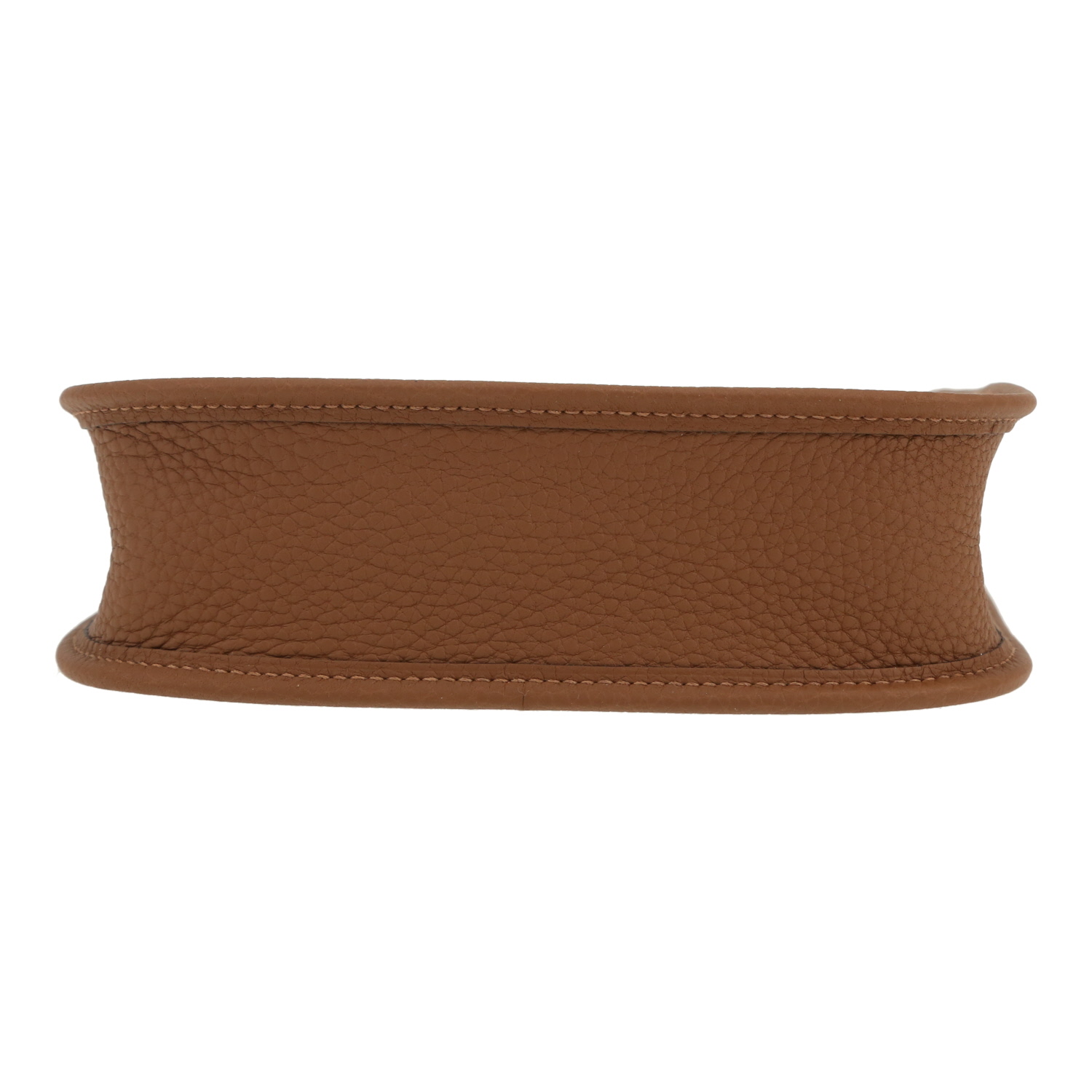 Sac bandoulière Hermès  Evelyne 16 cm en cuir taurillon clémence Alezan - Detail D1