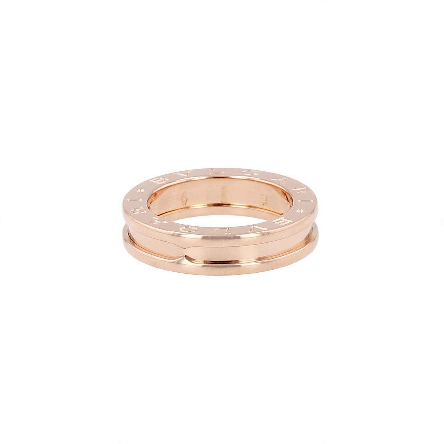 Bague Bulgari B.Zero1 or rose petit modèle occasion