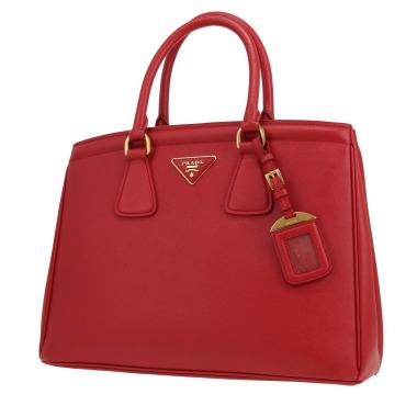 Borsa Prada  Lux Tote in pelle saffiano rossa