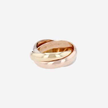 Cartier Trinity medium model ring in 3 golds, size 49