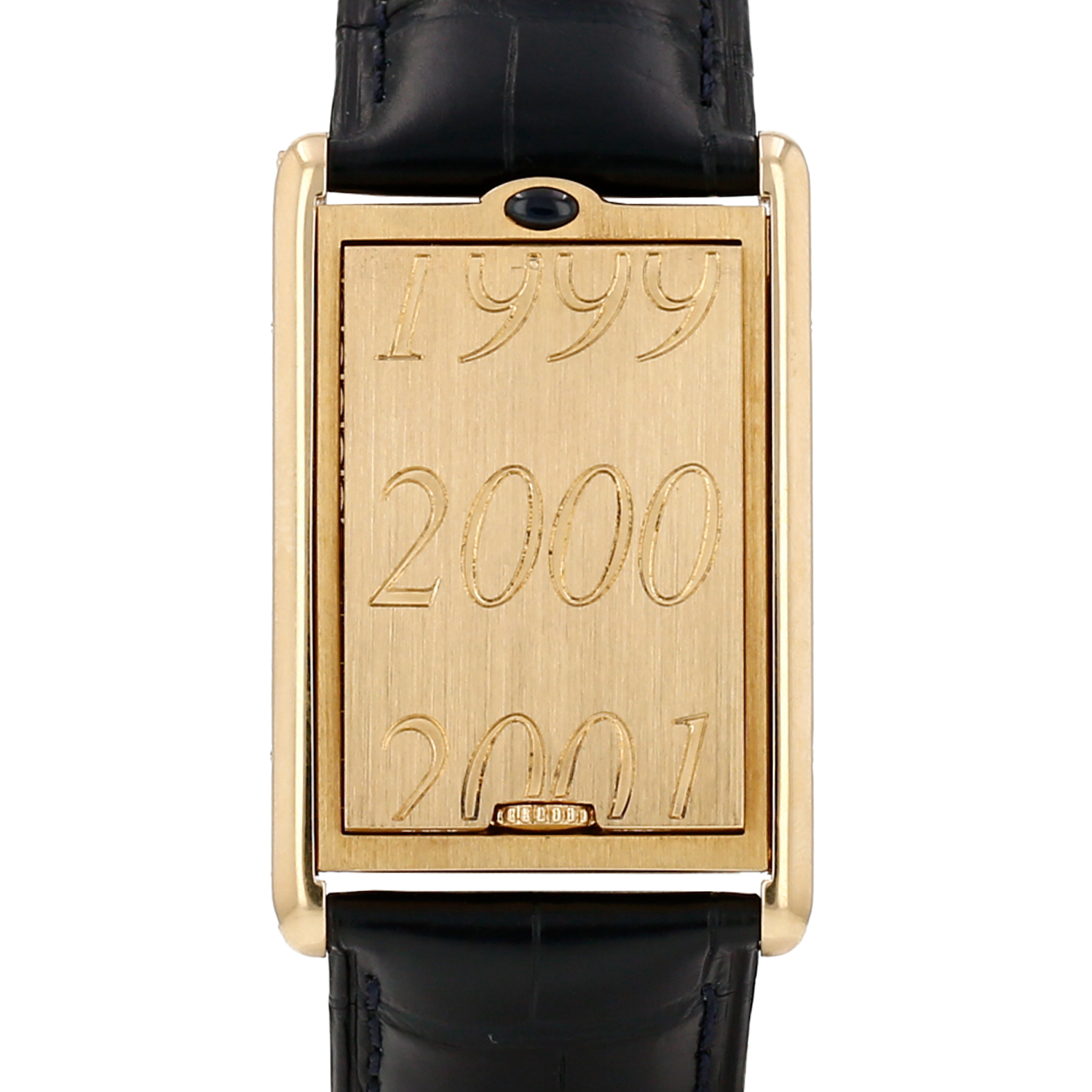 Reloj Cartier Tank Basculante de oro amarillo Ref: Cartier - 2391  Circa 1990 - Detail D4