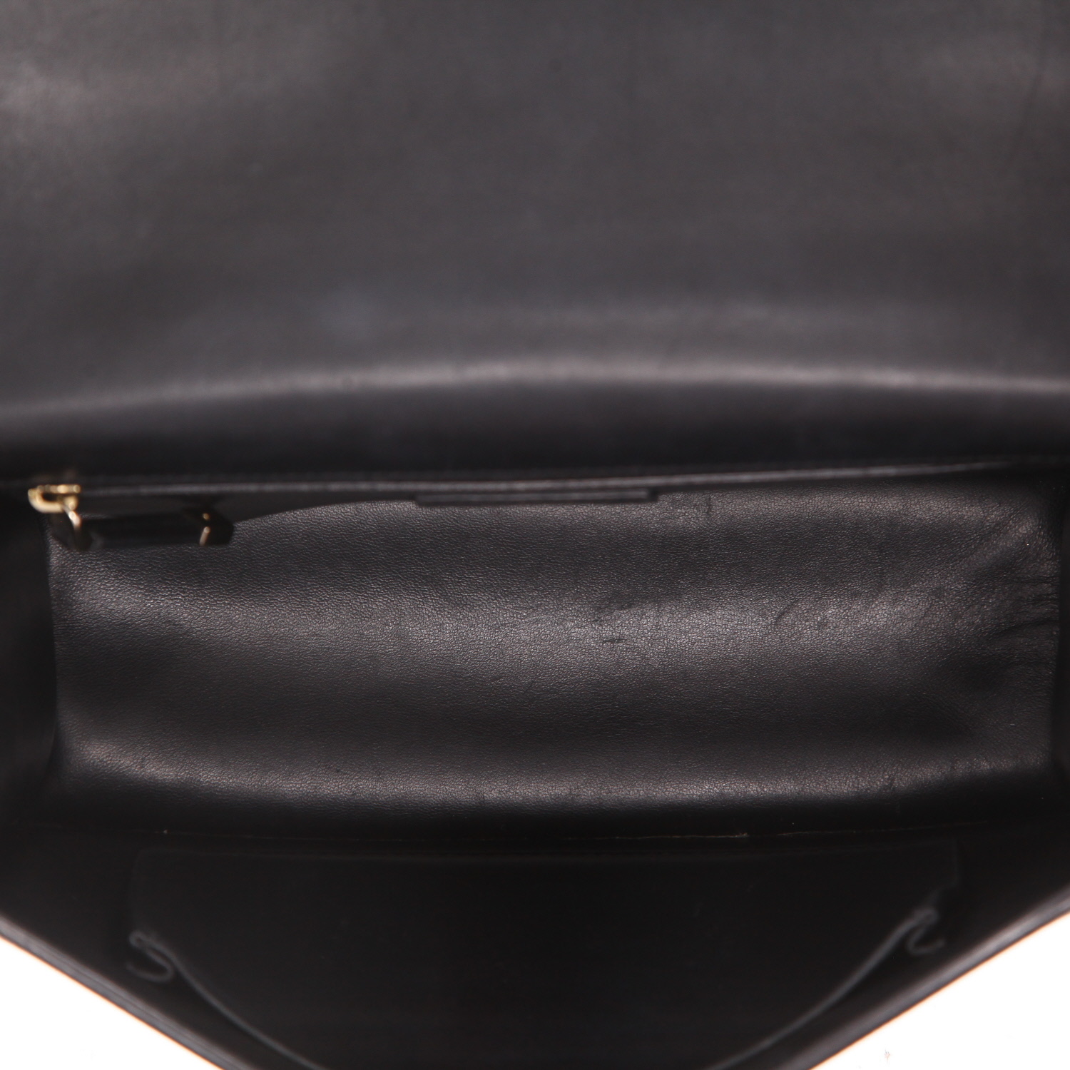 Borsa a tracolla Dior  30 Montaigne in pelle martellata nera - Detail D3