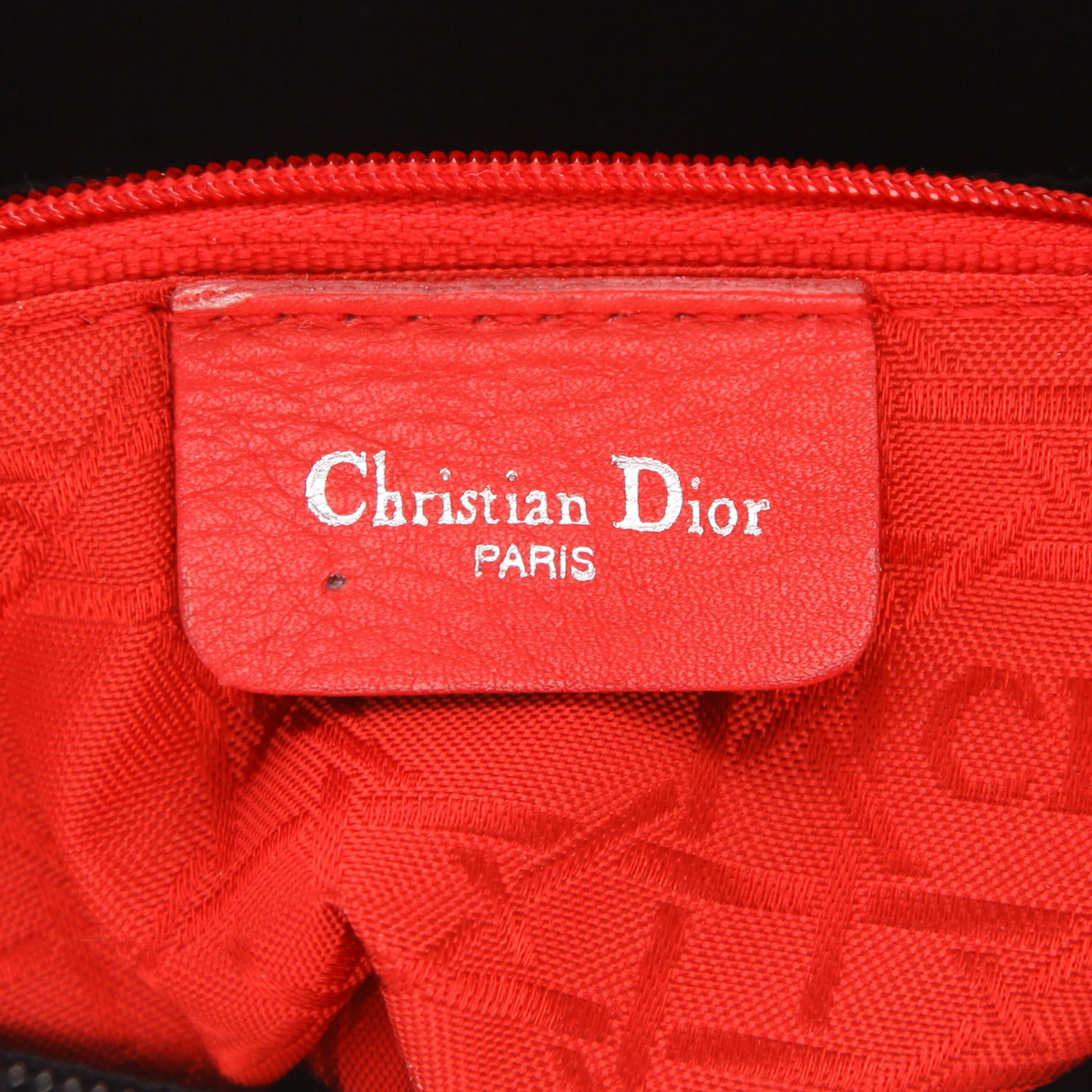 Borsa Dior  Lady Dior modello medio  in pelle lucida nera - Detail D2