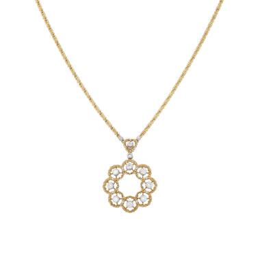 Buccellati  necklace in yellow gold, white gold and diamonds