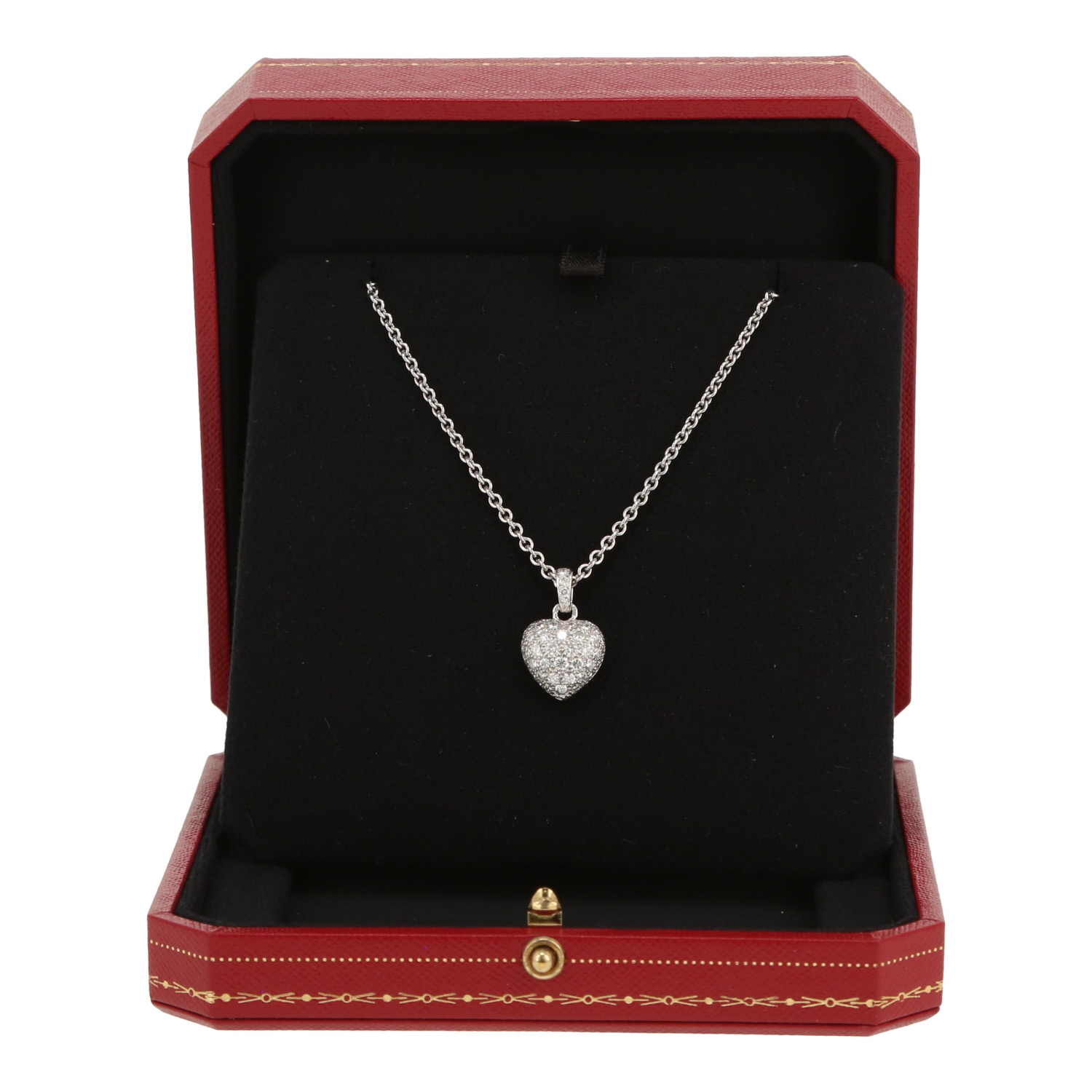 Cartier  pendant in white gold and diamonds - Detail D2