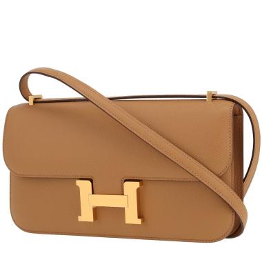 Hermès  Constance Elan handbag  in Biscuit epsom leather