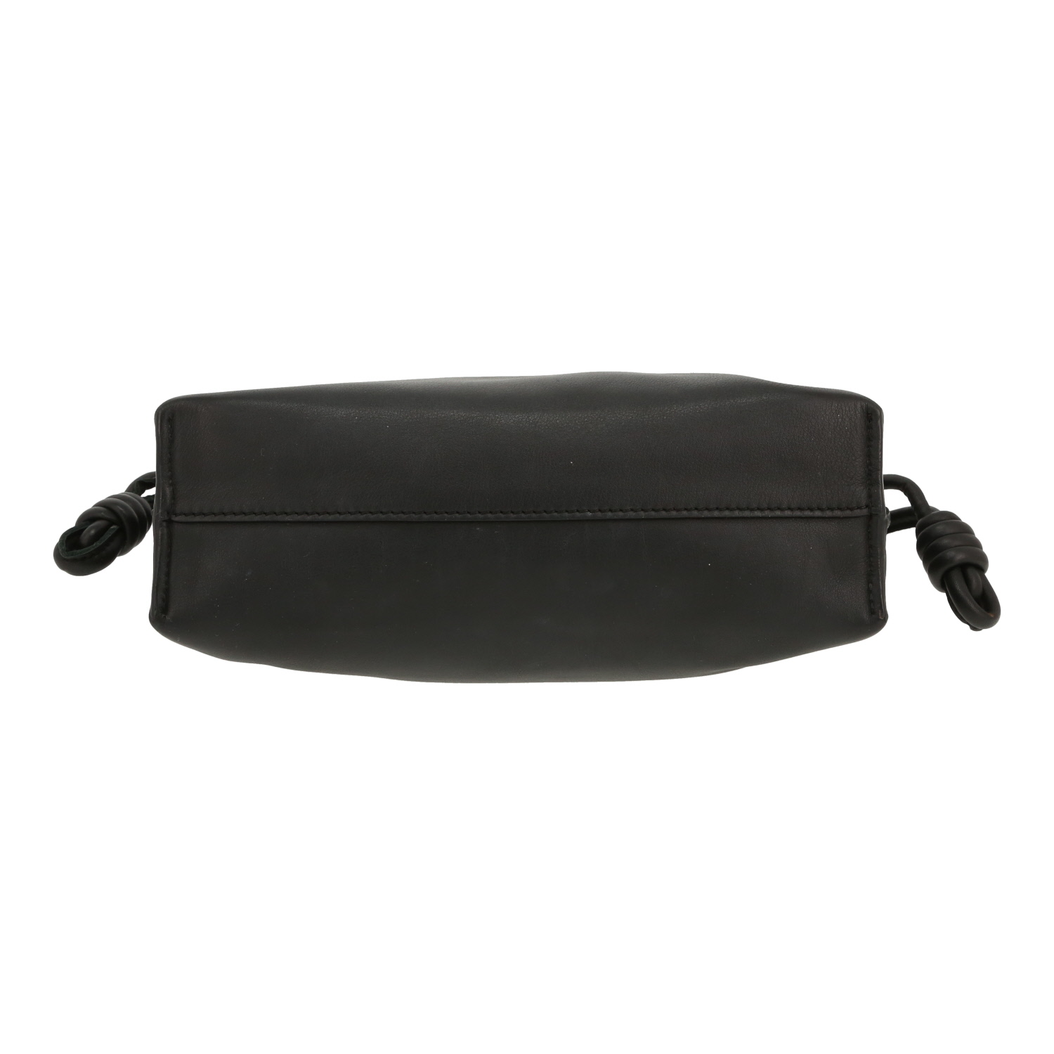 Sac bandoulière Loewe  Flamenco Knot  en cuir noir - Detail D1