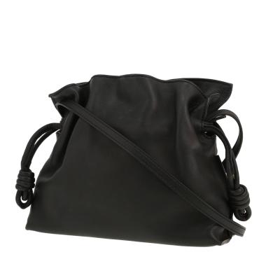Loewe  Flamenco Knot  shoulder bag  in black leather