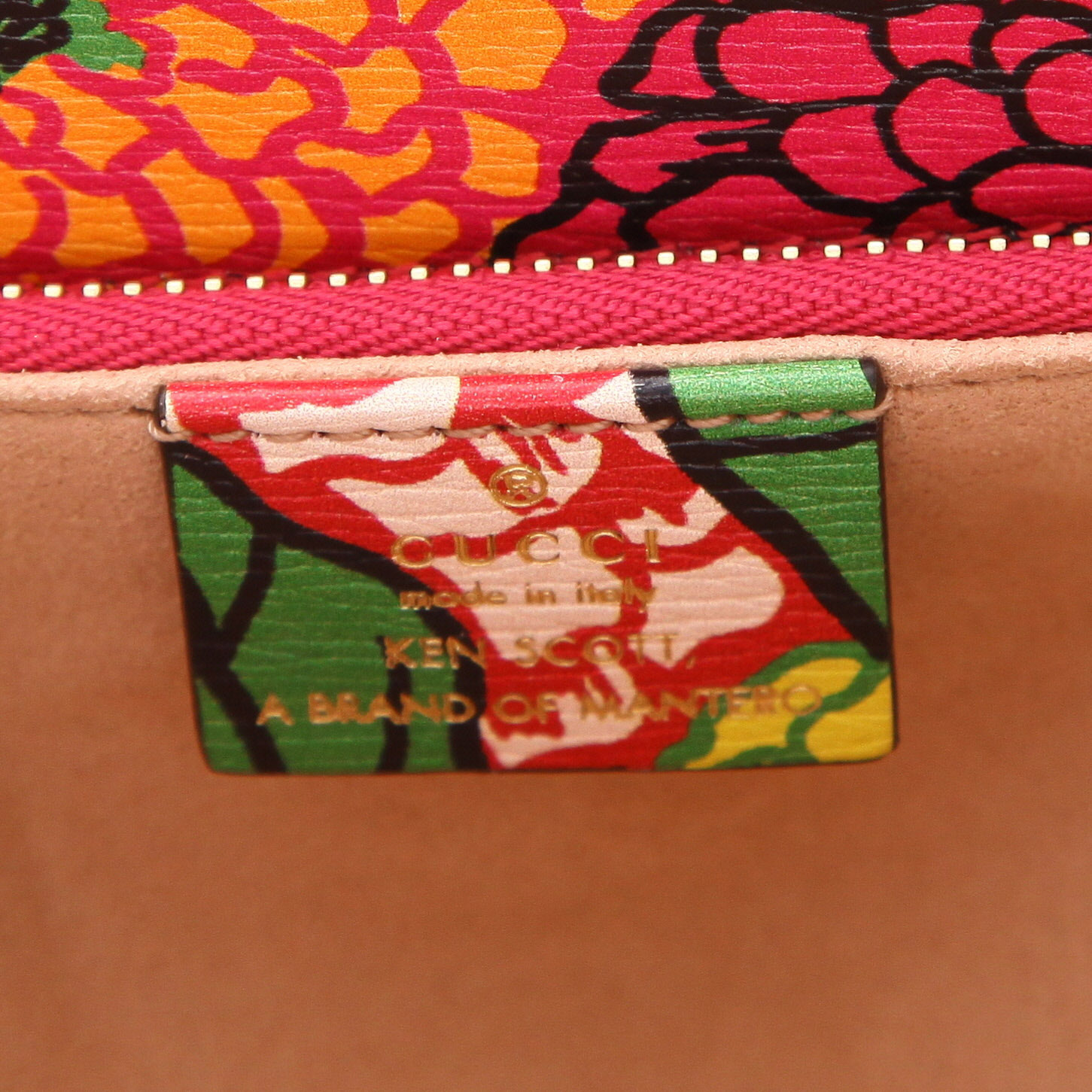 Sac bandoulière Gucci  1955 Horsebit en cuir multicolore - Detail D2