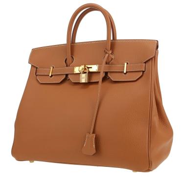 Borsa Hermès  Haut à Courroies 32 cm in pelle Ardenne gold