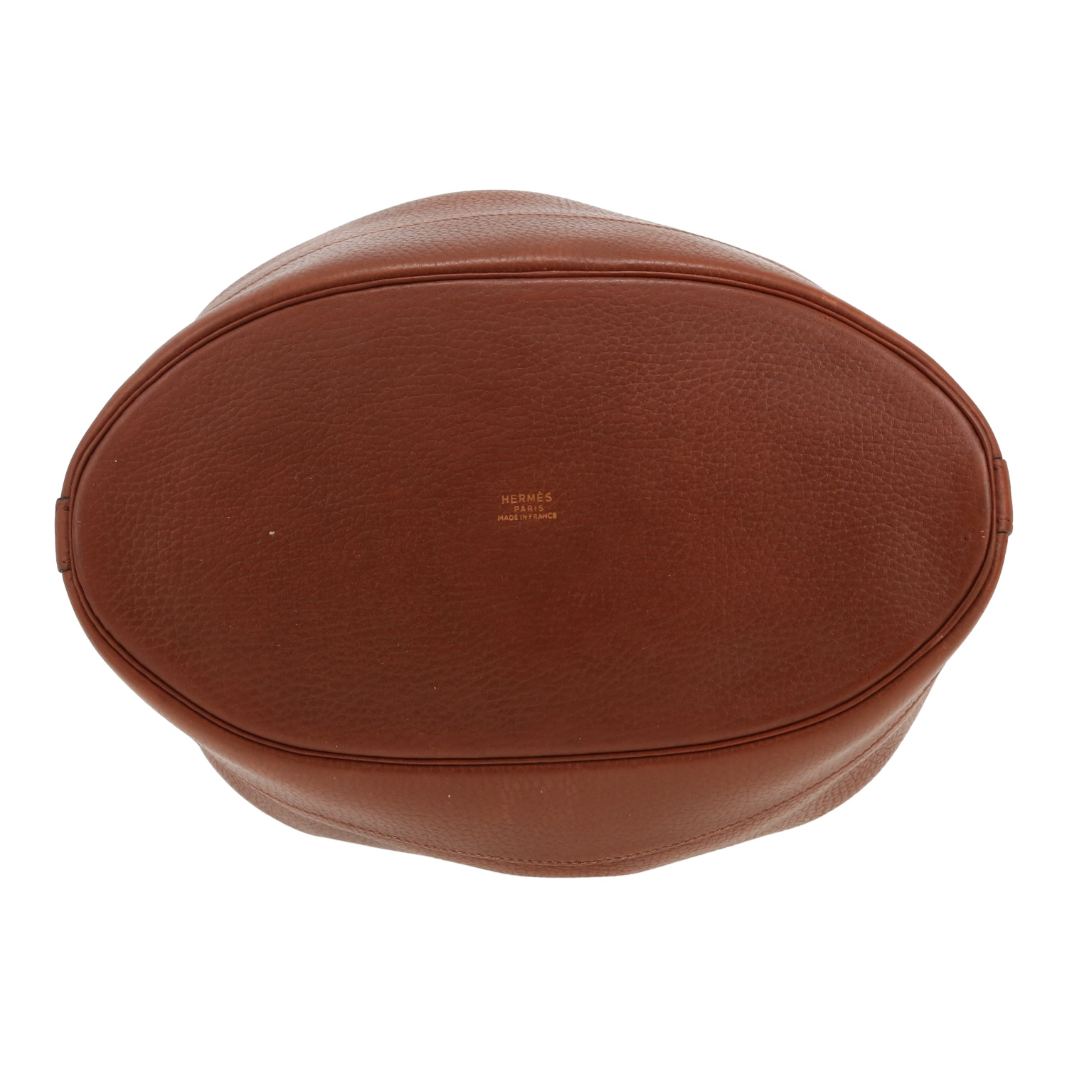 Hermès  Market handbag  in brown Ardenne leather - Detail D1