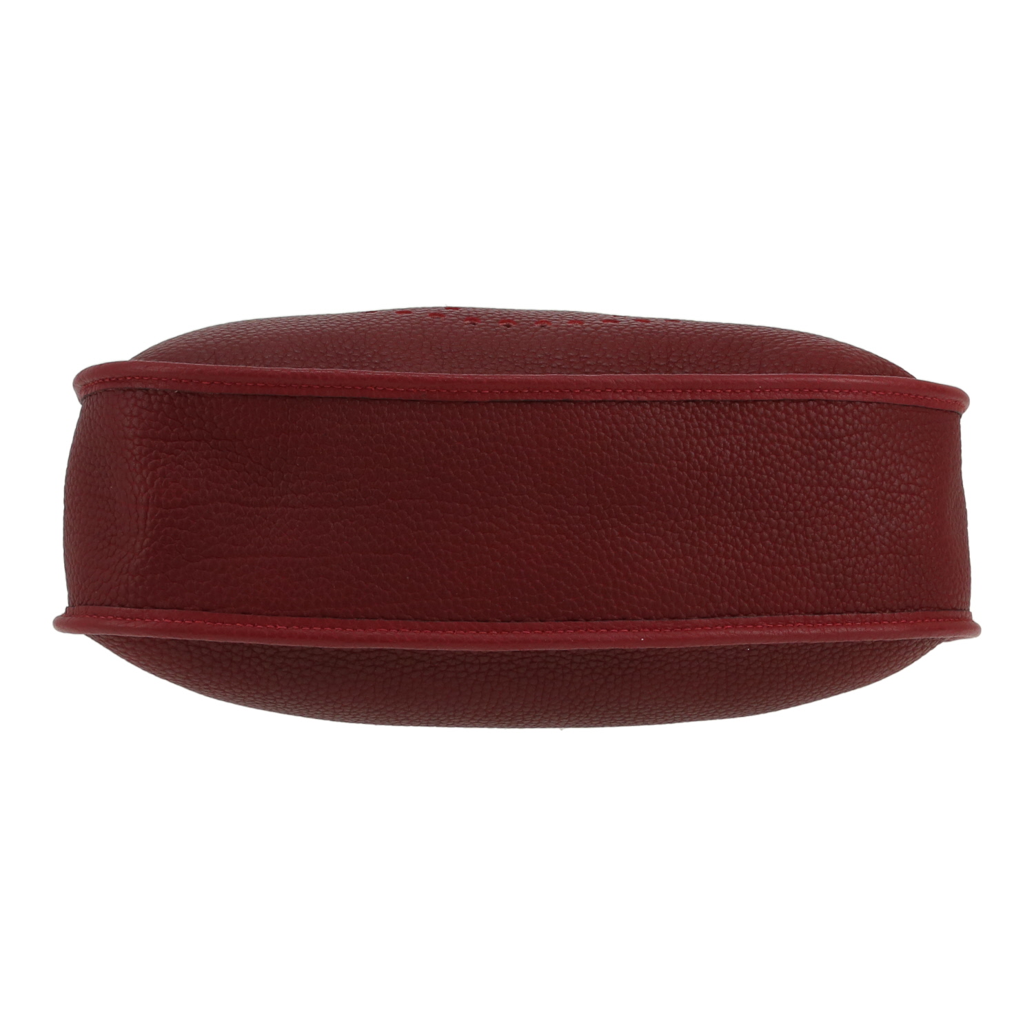 Bolso bandolera Hermès  Evelyne en cuero Ardenne rojo H - Detail D1