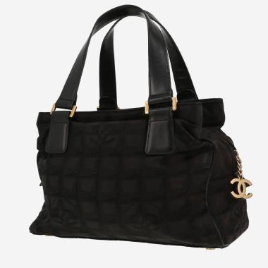Sac à main Chanel  Vintage en toile matelassée noire