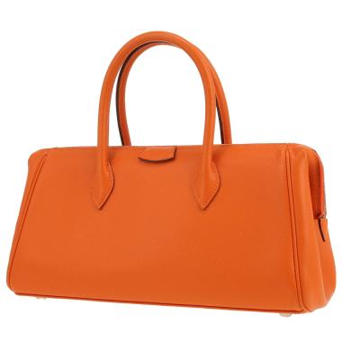 Borsa Hermès  Paris-Bombay modello piccolo  in pelle Epsom arancione