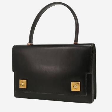 Sac à main Hermès  Piano en cuir box noir