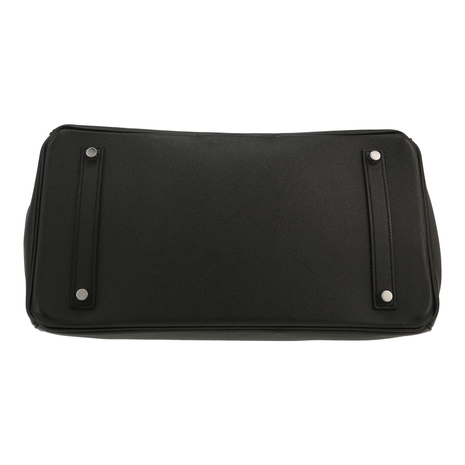 Borsa Hermès  Birkin 35 cm in pelle Epsom nera - Detail D1