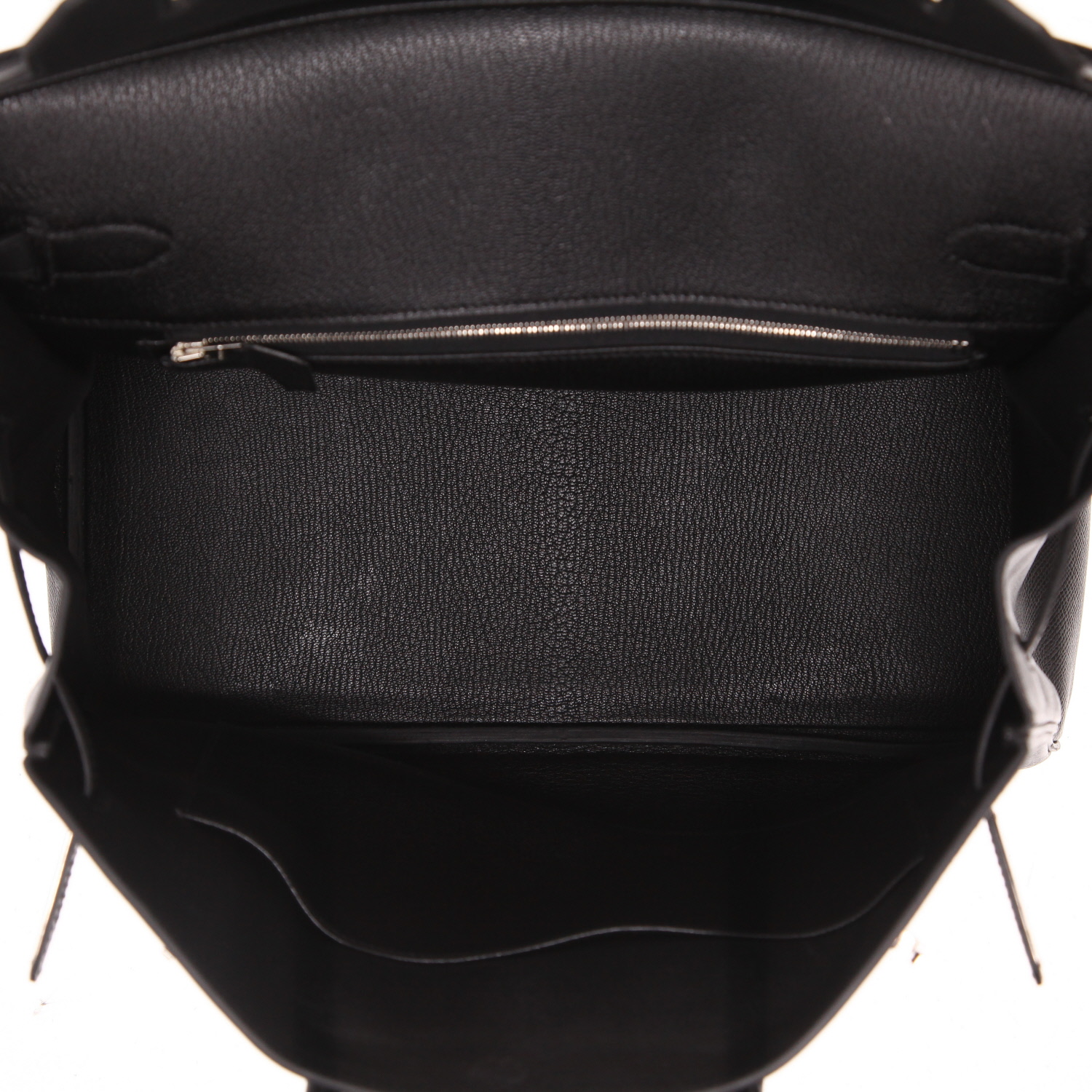 Borsa Hermès  Birkin 35 cm in pelle Epsom nera - Detail D3
