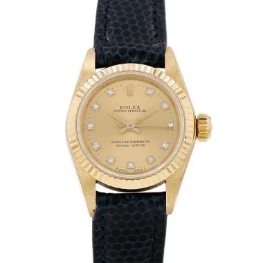 Reloj Rolex Lady Oyster Perpetual de oro amarillo Circa 1970